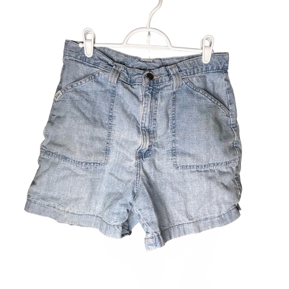 Vintage Riders Light Wash High Waisted Shorts HiRise Casual Everyday Summer